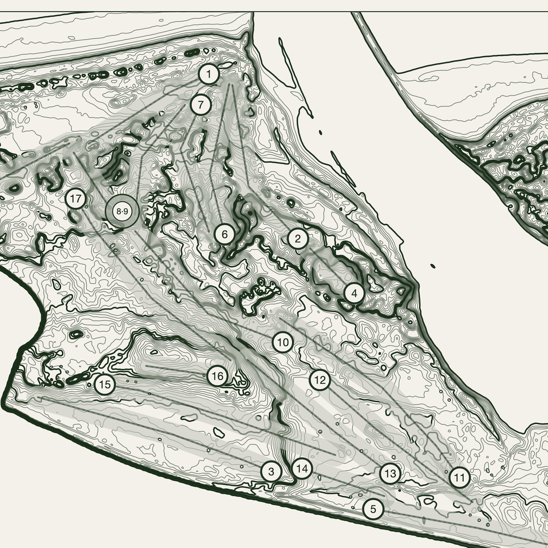 Castlerock Mussenden Golf Course Print | Topographic Map Wall Art