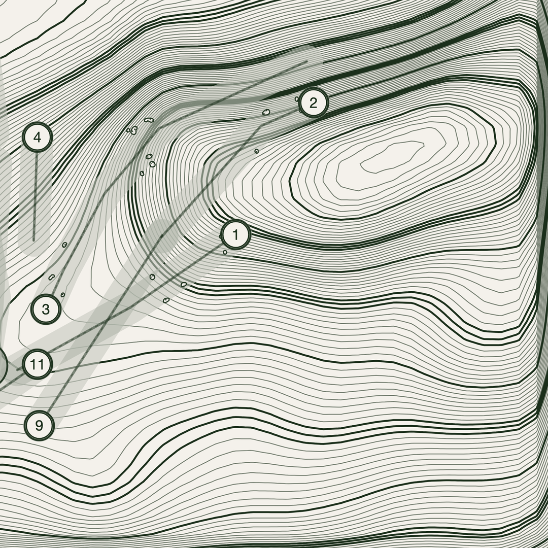 County Sligo Rosses Point Golf Course Print | Topographic Map Wall Art