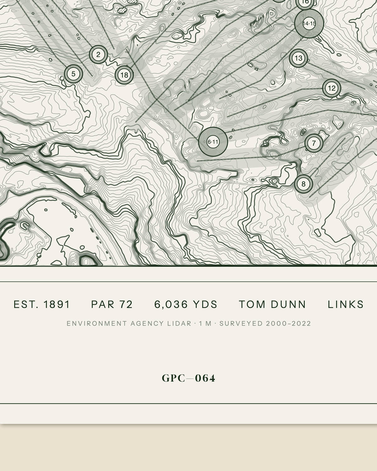 Bude & North Cornwall, Cornwall print, data strip and edition mark