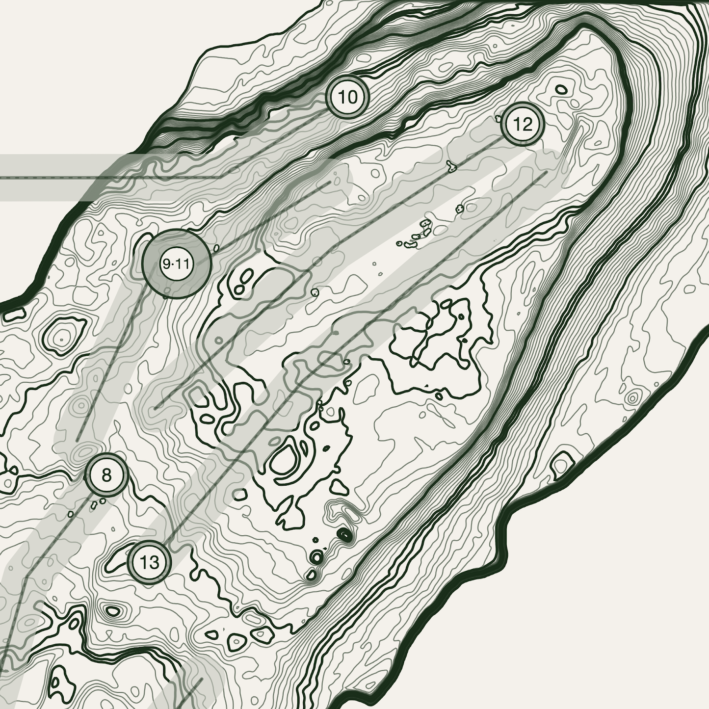 Renaissance Club Golf Course Print | Topographic Map Wall Art