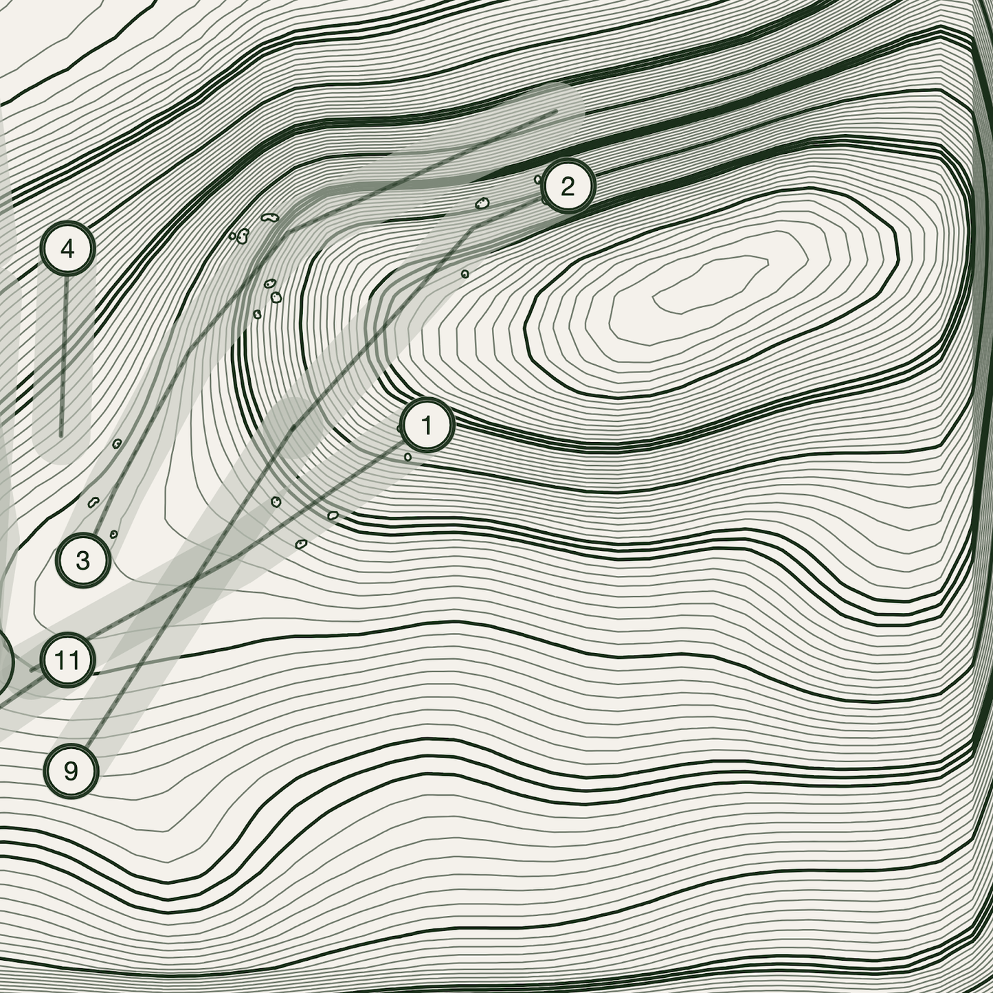County Sligo Rosses Point Golf Course Print | Topographic Map Wall Art
