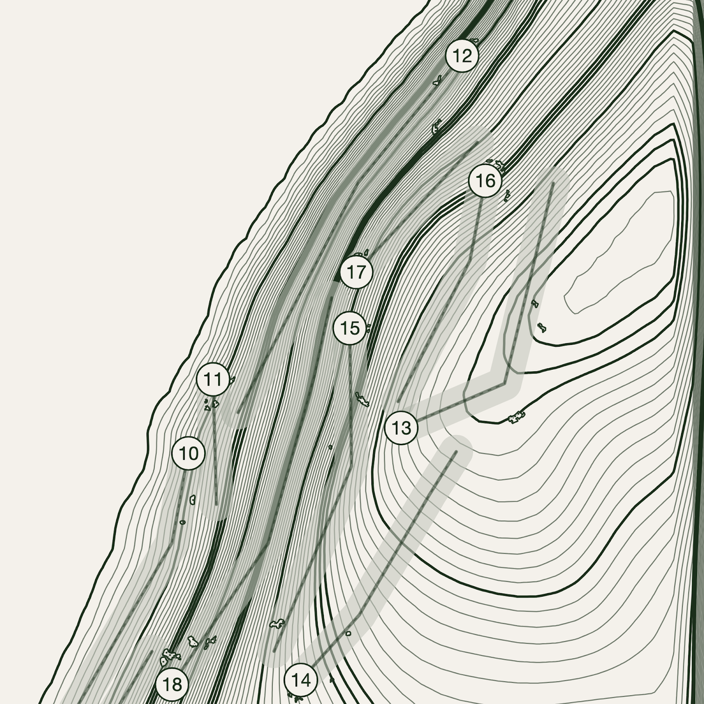 Castle Stuart Golf Course Print | Topographic Map Wall Art