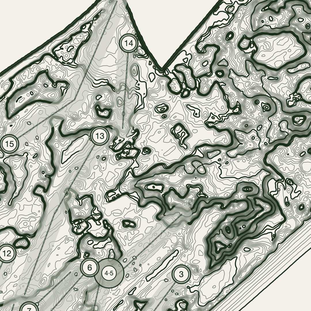 Royal County Down Golf Course Print | Topographic Map Wall Art
