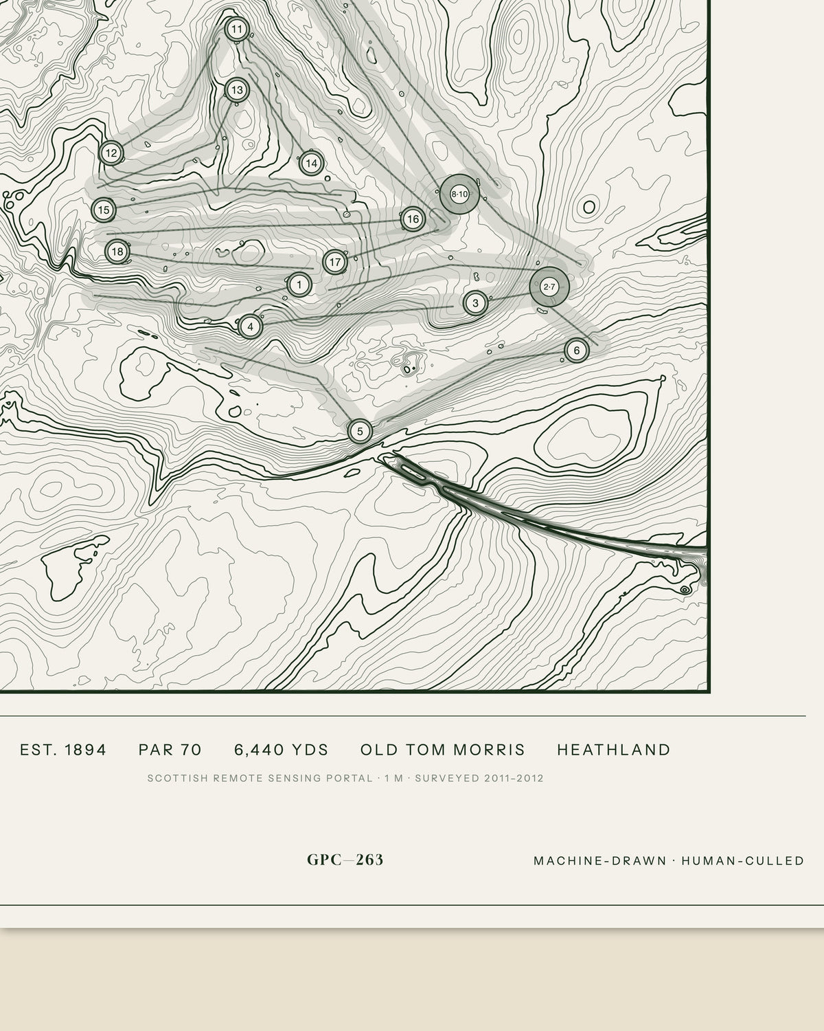 Alyth, Perthshire print, data strip and edition mark