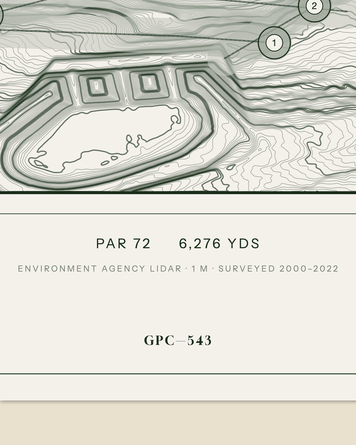 Clayton, Yorkshire print, data strip and edition mark