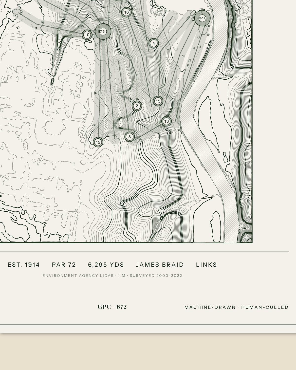 Eaglescliffe, Durham print, data strip and edition mark