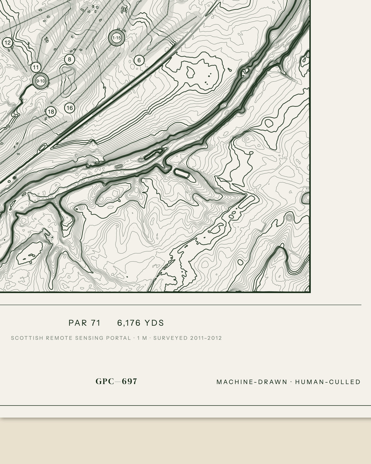 Elmwood, Fife print, data strip and edition mark
