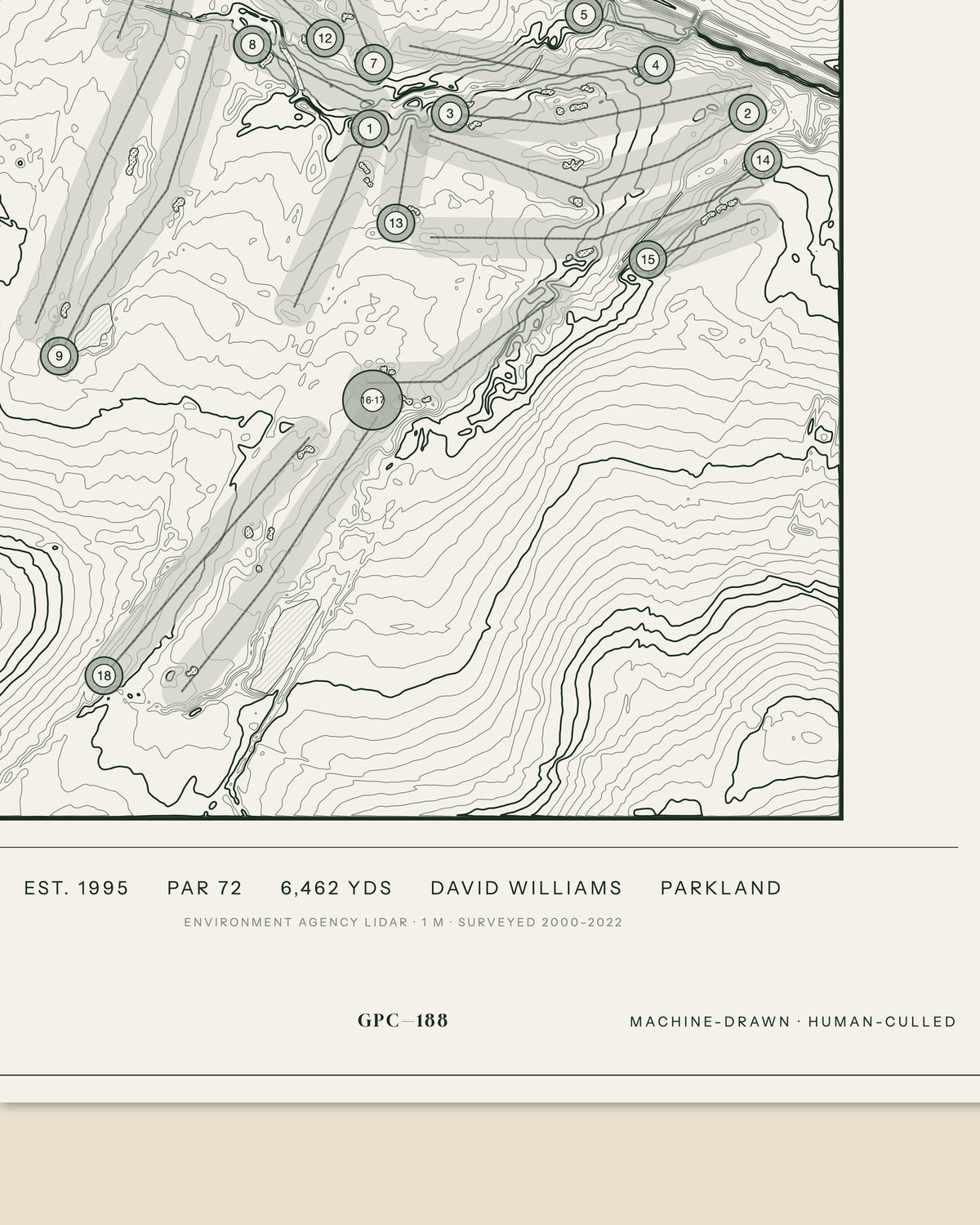 Mid Sussex, Sussex print, data strip and edition mark
