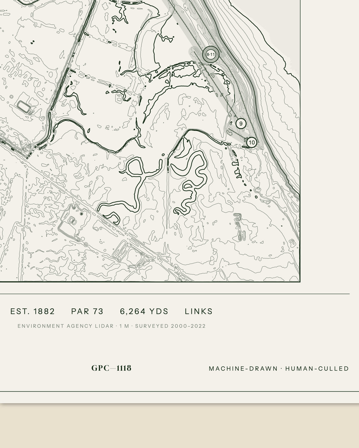 Minehead & West Somerset, Somerset print, data strip and edition mark