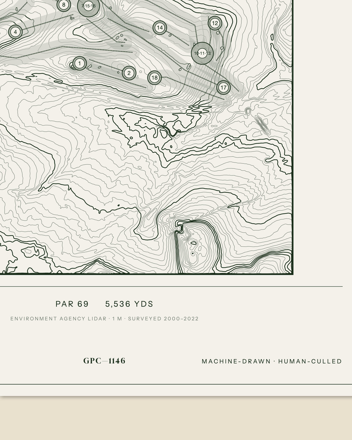 New Forest, Hampshire print, data strip and edition mark