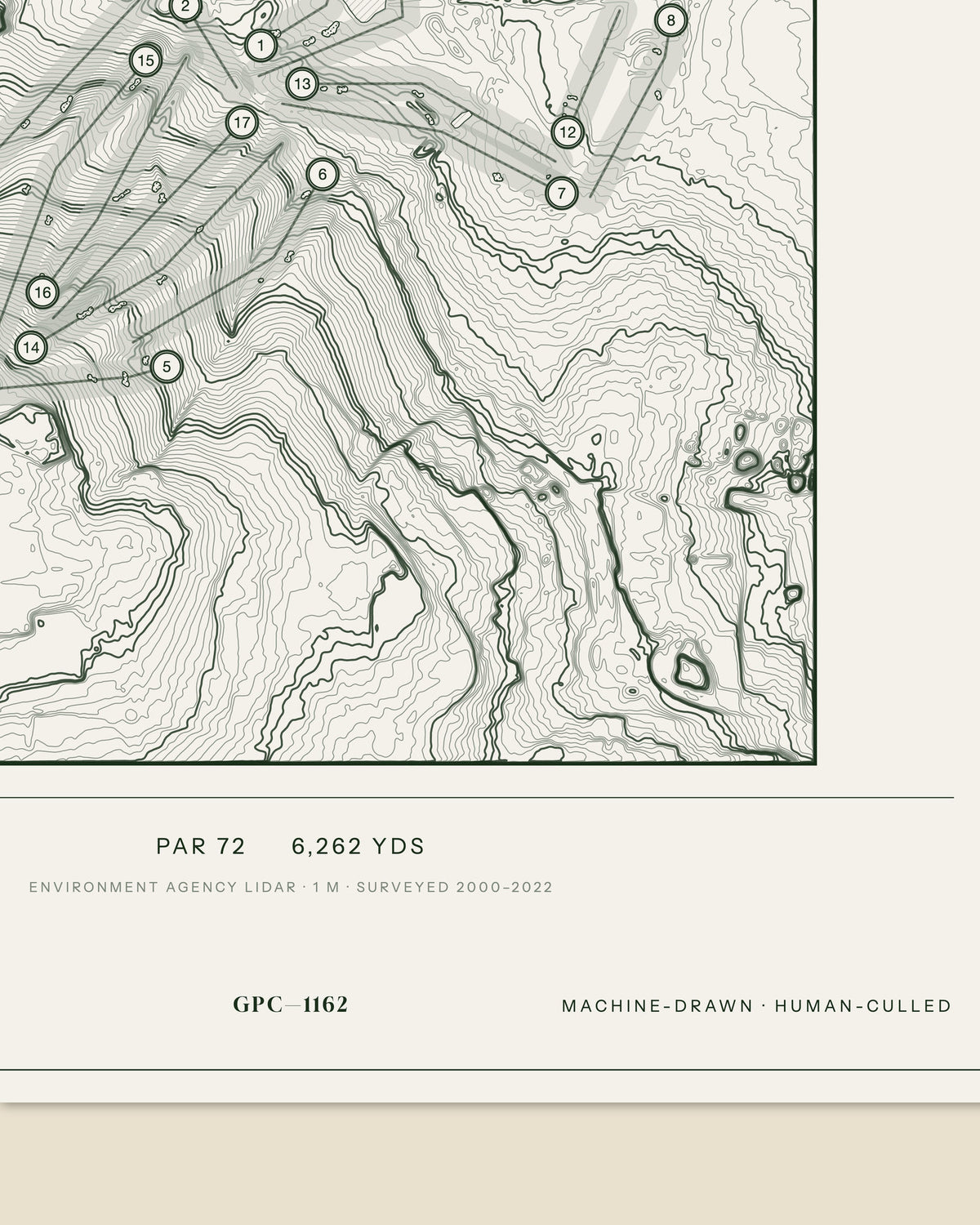 Normanton, Yorkshire print, data strip and edition mark