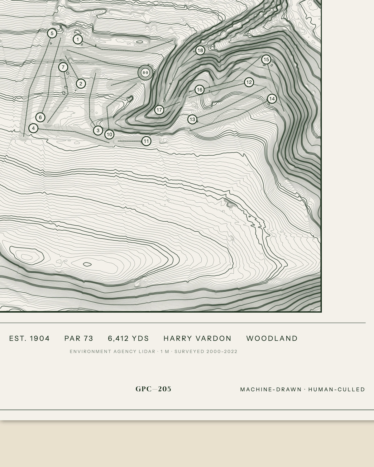 Saltford, Somerset print, data strip and edition mark