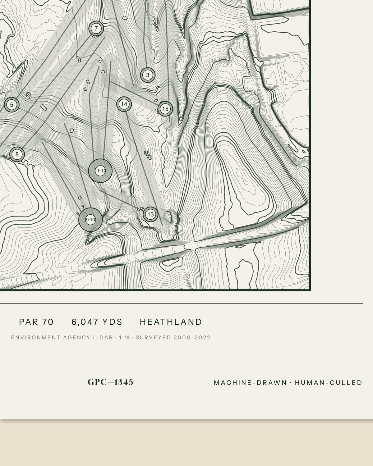 Seaham, Durham print, data strip and edition mark