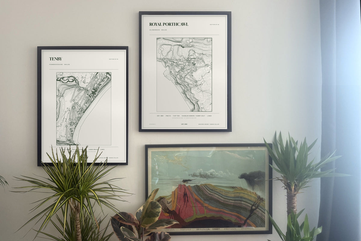 Tenby, Pembrokeshire and  prints, framed, gallery wall