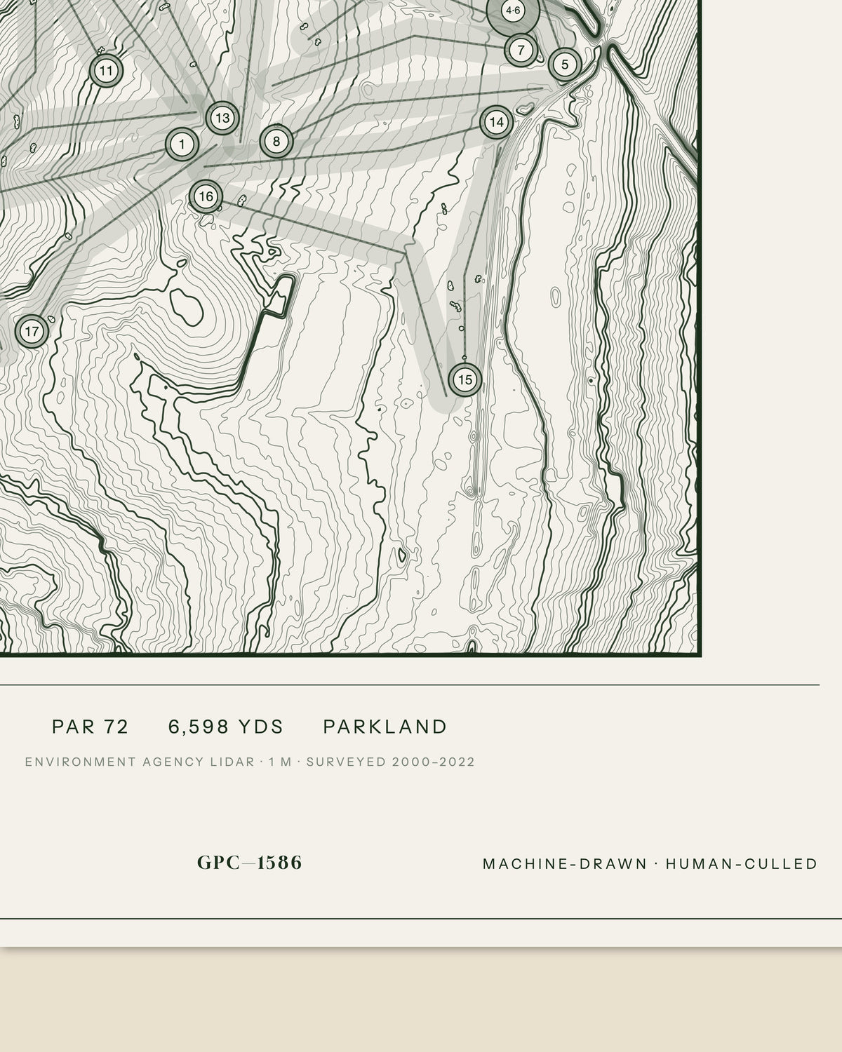 Walmley, Warwickshire print, data strip and edition mark