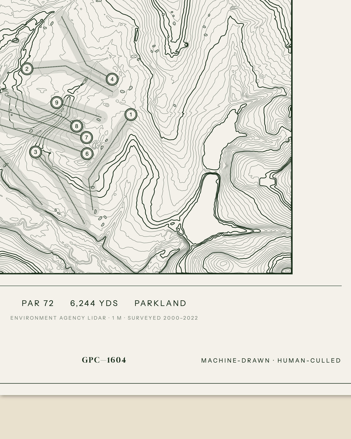 Wellow, Hampshire print, data strip and edition mark