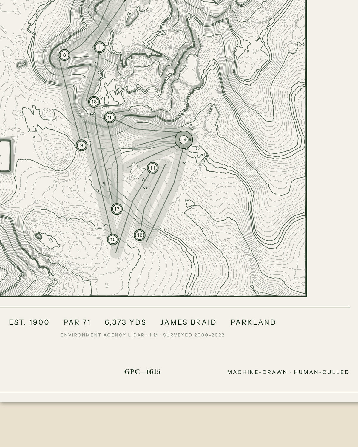 West Essex, Essex print, data strip and edition mark