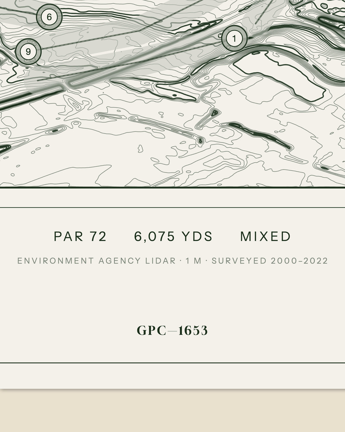 Whitwood, Yorkshire print, data strip and edition mark